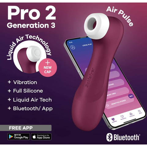 Satisfyer Pro 2 Generation 3 Bluetooth-sovelluksella