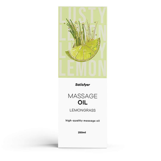 Satisfyer hierontaöljy sitruunaruoho 250 ml