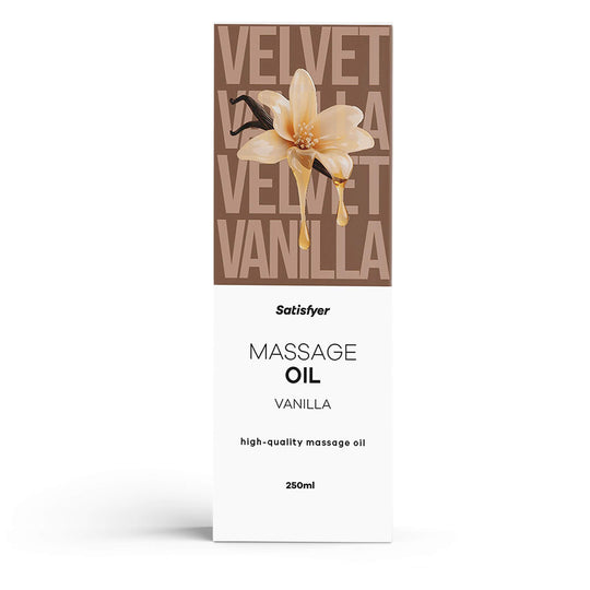 Satisfyer hierontaöljy vanilja 250 ml