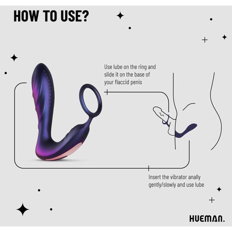 Hueman - Black Hole Anaalivibraattori penisrenkaalla