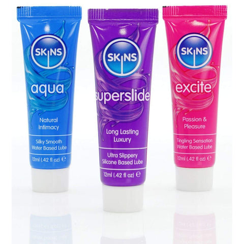 Skins liukuvoidesetti - Vital & Fruity 6 x 12ml