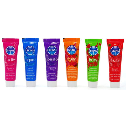 Skins liukuvoidesetti - Vital & Fruity 6 x 12ml