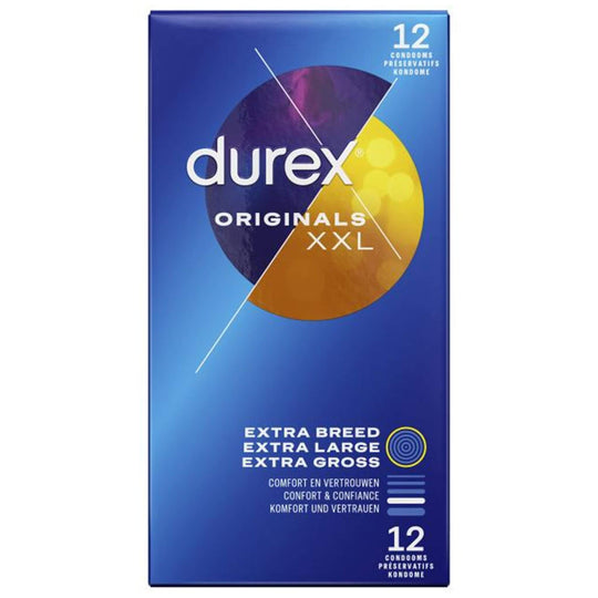 Durex XXL Originals -kondomi 12 kpl