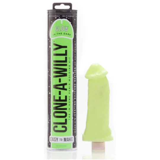 Clone a Willy Kit, Glow in the Dark - Pimeässä Hohtavan Pippelin Kloonaus -paketti