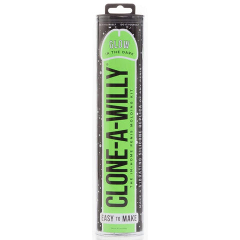 Clone a Willy Kit, Glow in the Dark - Pimeässä Hohtavan Pippelin Kloonaus -paketti