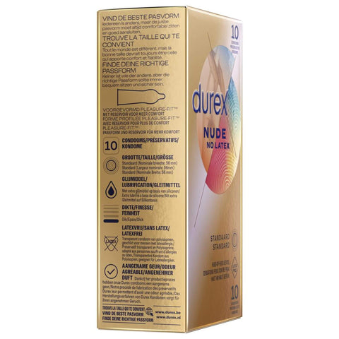 Durex - Nude No Latex kondomi 10 kpl