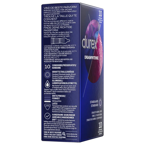 Durex - Intense Stimulating kondomi 10 kpl