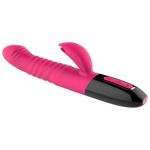 Rabbit-vibraattori työntö- ja lämmitystoiminnolla