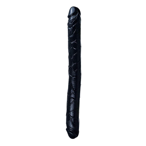 Musta tupladildo 39 cm