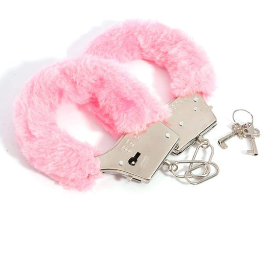 Käsiraudat pinkillä pehmusteella