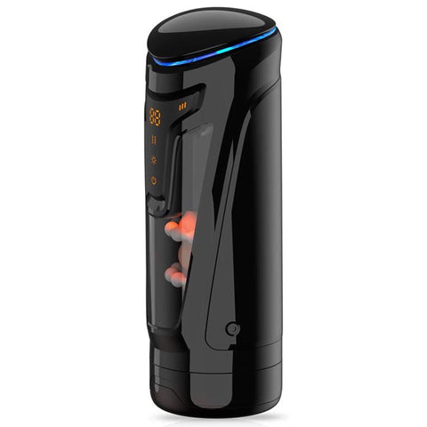 Automaattinen masturbaattori työntö-, värinä- ja lämmitystoiminnoilla