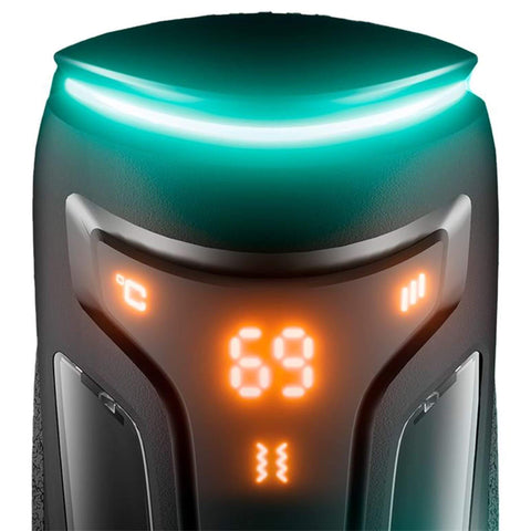 Automaattinen masturbaattori työntö-, värinä- ja lämmitystoiminnoilla