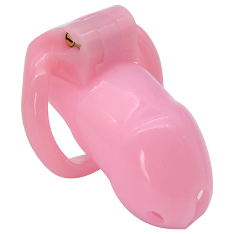 Siveysvyö 2.0, pieni koko, pinkki hartsi, istuva rengas ja sisäänrakennettu lukko.