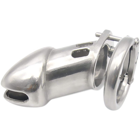 Metallimies teräksinen siveysvyö, regular, sivukuva ergonomisesta ja ilmastoidusta muotoilusta.