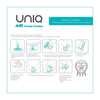UNIQ Air lateksiton naisten kondomi 3 kpl