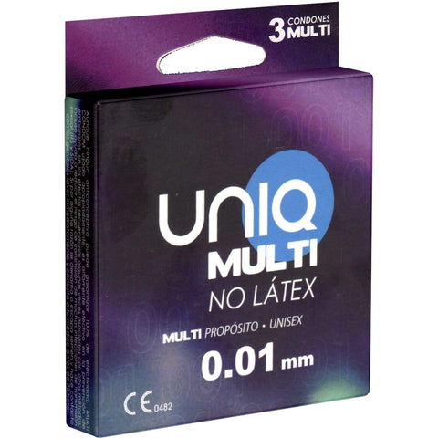 UNIQ Multi Unisex-kondomit, 3 kpl