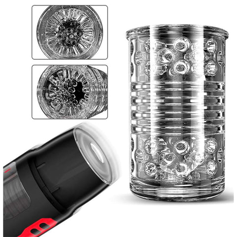 Suihinottokone Pyro - työntävä ja pyörivä masturbaattori