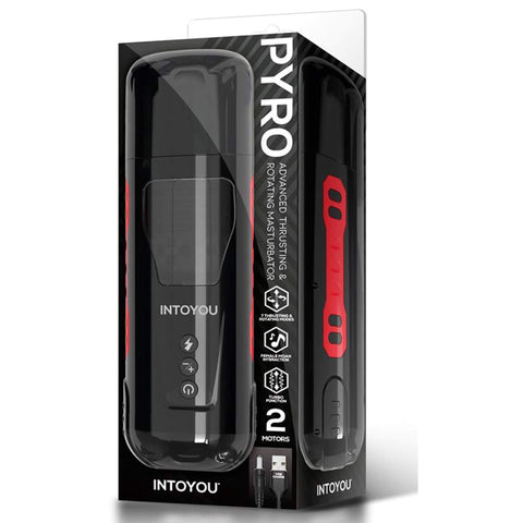 Suihinottokone Pyro - työntävä ja pyörivä masturbaattori