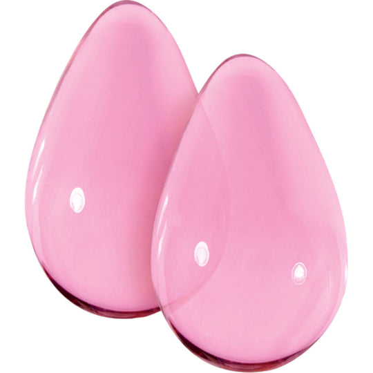 Lemmenkyynel - lasinen Yoni Egg -kuula